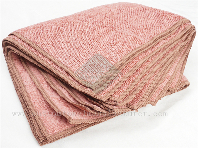 China Bulk microfiber cleaning towels Supplier Custom ribbed towels Factory